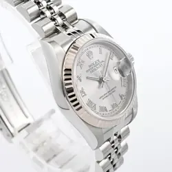 Rolex Datejust Watch 79174 Y Gray Roman Ladies