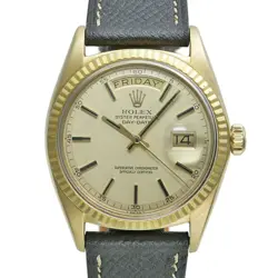 ROLEX DAY-DATE ONYX HANDS VINTAGE CIRCA 1968 REF.1803 MEN'S WRISTWATCH