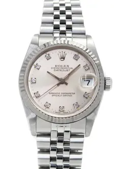 ROLEX DATEJUST 10P DIAMOND 68274G BOYS AUTOMATIC
