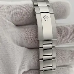 Rolex Milgauss 116400GV Blue Dial Green Crystal Stainless Steel 40mm Box Papers