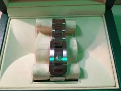 Rolex Milgauss 116400GV Blue Dial Green Crystal Stainless Steel 40mm Box Papers