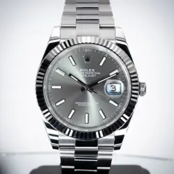 2022 ROLEX DATEJUST 126334 SILVER JUBILEE BRACELET WITH SILVER BEZEL