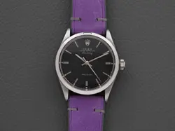 ROLEX AIR KING 5500 SILVER PRINT BLACK DIAL 1968 VERY NICE CONDITION!