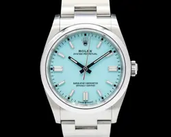 ROLEX 126000 OYSTER PERPETUAL SS TURQUOISE DIAL 2025 FULL SET