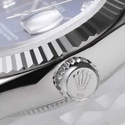 ROLEX Datejust 10P Diamond 79174G Blue K Number second hand Women