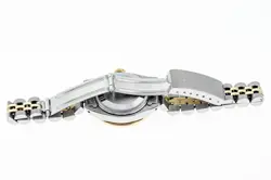 Rolex Lady DateJust Red Diamond Steel and Yellow Gold Diamond Bezel Watch 1.90ct