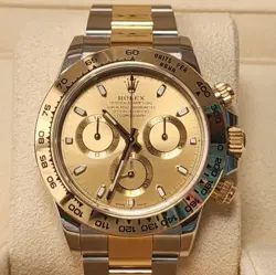 2023 ROLEX DAYTONA 116503 CHAMPAGNE DIAL YELLOW GOLD OYSTERSTEEL