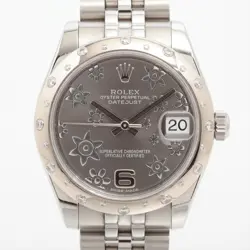 ROLEX DATEJUST 178344 SS×WG SS AT GRAY-FACE 5 EXTRA LINKS