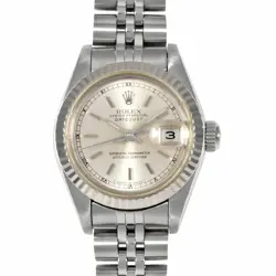 ROLEX DATEJUST 69174 L SERIAL (1989) LADIES WATCH SILVER DIAL WG×SS PRE-OWNED