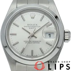 ROLEX OYSTER PERPETUAL DATE 79160(F) LADIES WATCH SILVER SS BOX & PAPERS 2004 PO