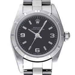 Used ROLEX 76030 A (manufactured around 1999) Black Women Watch