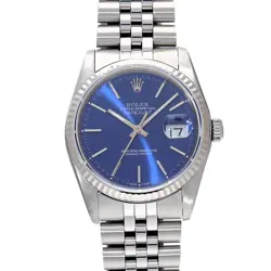 ROLEX DATEJUST 16234 BLUE WATCH 675192