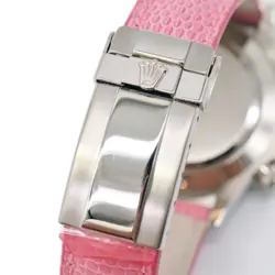 Rolex Cosmograph Daytona 116589BR 18K White Gold Baguette Diamond Bezel Watch