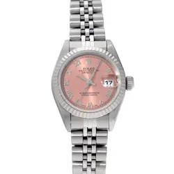 ROLEX DATEJUST 69174 T SERIES (MANUFACTURED AROUND 1996) PINK LADIES WATCHES...