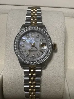 ROLEX DATEJUST 26MM TWO-TONE 18KYG DIAMOND BEZEL + DIAL | 69173 PAPERS INCLUDED