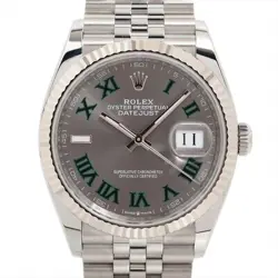 ROLEX DATEJUST 126234 SS×WG AT GRAY-FACE 3 EXTRA LINKS