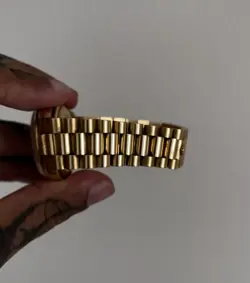 Rolex Day-Date 36President Champagne Diamond Double Quick Gold Watch