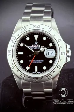 ROLEX EXPLORER II  16570 P SERIAL, UNDATED PAPERS, EXCELLENT CONDITION