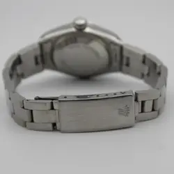 Rolex Oyster Perpetual Date 26mm Steel Silver Sticks Dial Ladies Watch 6916