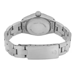 Rolex Oyster Perpetual Date 26mm Steel Silver Sticks Dial Ladies Watch 6916