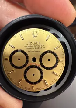 ROLEX DAYTONA COSMOGRAPH DAYTONA 16528 FLOATING WATCH DIAL