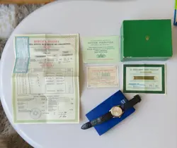rolex oyster perpetual 34mm vintage, 18k Gold, Ref. 1003, year 1962