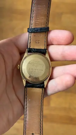 rolex oyster perpetual 34mm vintage, 18k Gold, Ref. 1003, year 1962
