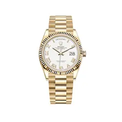 ROLEX DAY-DATE 36 128238 YELLOW GOLD WHITE DIAL (2024)