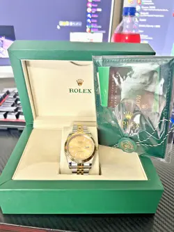 ROLEX DATEJUST 41 – CHAMPAGNE DIAL / TWO-TONE JUBILEE BRACELET