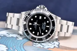 2005 UNPOLISHED ROLEX SEA-DWELLER 40MM STAINLESS STEEL 16600T BLACK DIAL WATCH