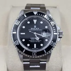 MINT 2023 RSC Rolex Submariner Date 16800 Steel Black Dial Oyster 40mm Watch