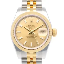 ROLEX DATEJUST WATCHES 179173 STAINLESS STEEL K18 YELLOW GOLD OVERHAULED USED