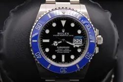 AUTH✧ROLEX✧SUBMARINER DATE 41MM WATCH BLUE CIRCLE MECHANICAL WATCHES