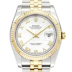 ROLEX DATEJUST 116233 RANDOM YG AUTOMATIC 36MM #012