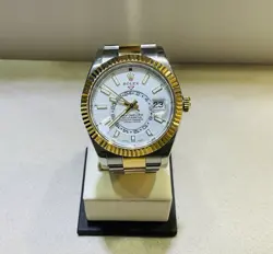 Rolex Sky Dweller 42MM 18K Yellow Gold /SS Oyster White Dial Men’s Watch