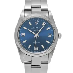 ROLEX AIR-KING 14000 BLUE WATCH 674966