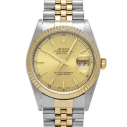 ROLEX DATEJUST 16233 CHAMPAGNE WATCH 674942