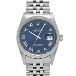 ROLEX DATEJUST 16234 BLUE WATCH 674152
