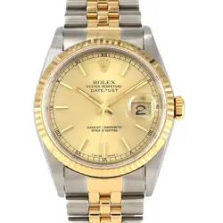 AUTHENTIC ROLEX DATEJUST 16233 SSXYG AUTOMATIC #T  #270-004-034-5779