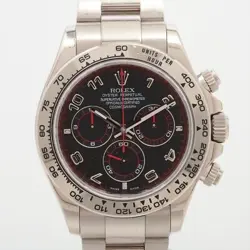 ROLEX DAYTONA 116509 WG AT BLACK DIAL 1 EXTRA LINK