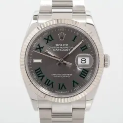 ROLEX DATEJUST 126234 SS×WG AT SLATE DIAL