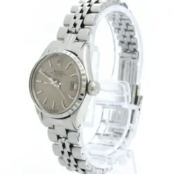 ROLEX OYSTER PERPETUAL DATE 6524 LADIES STAINLESS STEEL AUTOMATIC WRISTWATCH