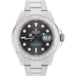 2023 PAPERS ROLEX YACHT-MASTER STEEL PLATINUM RHODIUM 40MM 126622 WATCH BOX