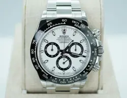 ROLEX 116500LN COSMOGRAPH DAYTONA SS WHITE PANDA DIAL 2023 WARANTY FULL SET