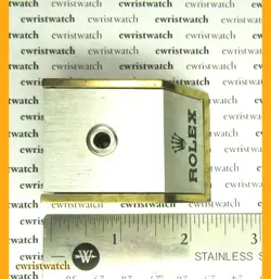 Genuine 70's Rolex Solid Steel Brass Watch Display Stand 507h with C-clip Holder