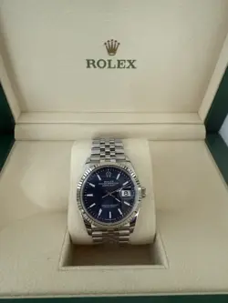 ROLEX DATEJUST 36MM STAINLESS STEEL 126234 WITH BLUE JUBILEE 2020