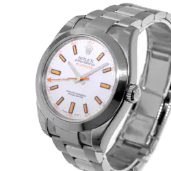 ROLEX MILGAUSS 40MM NEW OLD STOCK STAINLESS STEEL WHITE DIAL 116400
