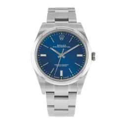 2019 Rolex Oyster Perpetual 39, 114300, Steel, Blue Dial, Oyster Bracelet, Bo...