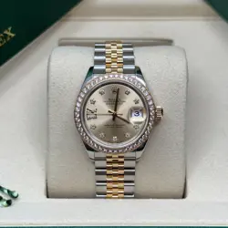 ROLEX LADY-DATEJUST CHAMPAGNE STAR DIAMOND TWO TONE ROSE GOLD DIAMOND JUBILEE