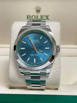 ROLEX MILGAUSS ZBLUE 116400GV MINT 2020 COMPLETE